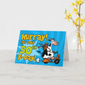bd Roller Cow - 50 Karte (Gelbe Blume)