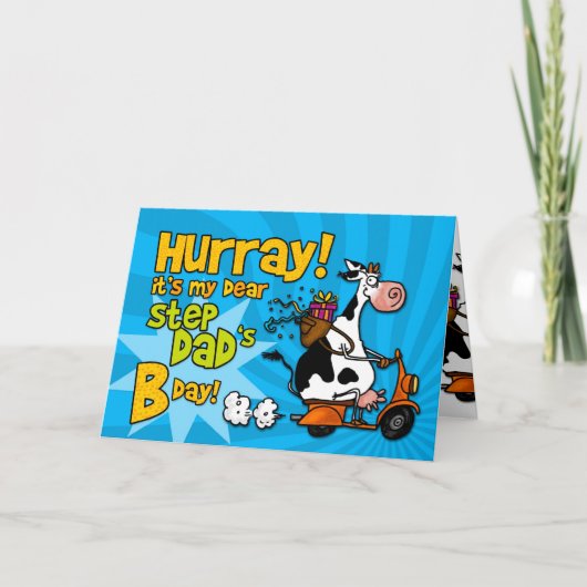 bd Scooter Kuh - Step Papa Karte (Vorderseite)