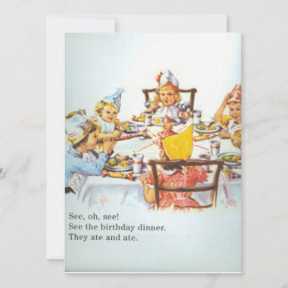 B'Day Card Dick and Jane 1950er