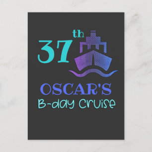 Bday Cruise Birthday Party Group Matching  Postkarte