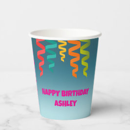 BDAY CUP (bearbeitbar) Pappbecher