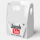 Bday Tube Favor Box Geschenkschachtel (Geöffnet)