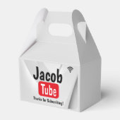 Bday Tube Favor Box Geschenkschachtel (Vorderseite)