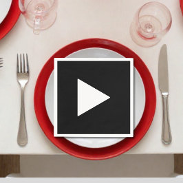 Bday Tube Paper Party Napkins Serviette