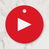 BDay Tube Photo  Geschenkanhänger (Rückseite)