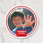 BDay Tube Photo  Geschenkanhänger (Vorderseite)