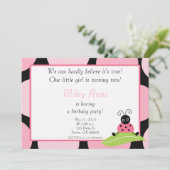 bday... Wir können es kaum glauben!Unser li.. Einladung (Stehend Vorderseite)