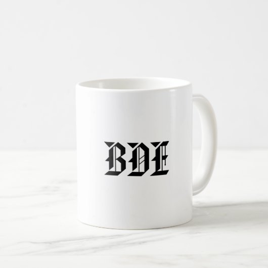 BDE Coffee Cup Kaffeetasse (VorderseiteRechts)