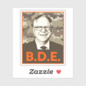 BDE-Hoffnung in Camouflage Aufkleber (Blatt)