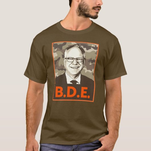 BDE-Hoffnung in Camouflage T-Shirt (Vorderseite)