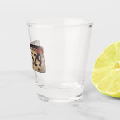 BDR529 Bluesmobile-Lizenzplatte - Schiebeglas Schnapsglas (Rechts)