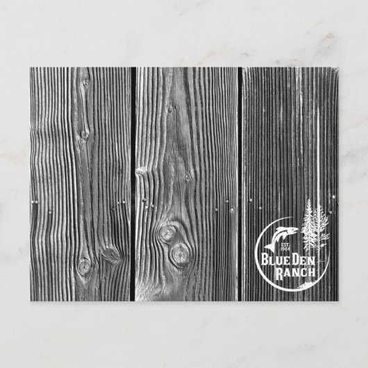 BDR: Ihr eigenes B&W Feiertagspostkarte (Vorderseite)