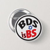 BDS ist BS! Knopf Button (Vorne & Hinten)