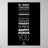 BE 12 Poster Large Blk (Vorne)