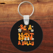 Be A Buddy Not A Bully Orange Anti Bullying Unity Schlüsselanhänger (Vorderseite)