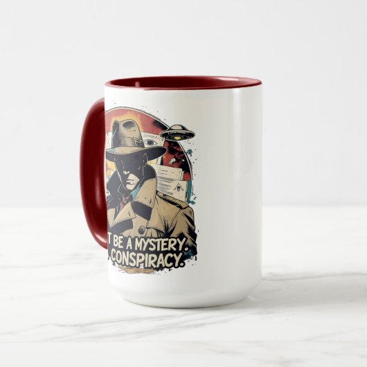 Be a Conspiracy Tasse (Vorderseite Links)