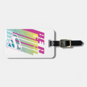 "Be a Girl" Supergirl Graphic Gepäckanhänger (Vorderseite horizontal)