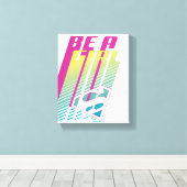 "Be a Girl" Supergirl Graphic Leinwanddruck (Insitu (Holzboden))