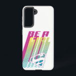 "Be a Girl" Supergirl Graphic Samsung Galaxy Hülle<br><div class="desc">Karo aus diesem Retro "Be A Girl" Supergirl Logo farbenfrohe Strip Abzeichen!</div>