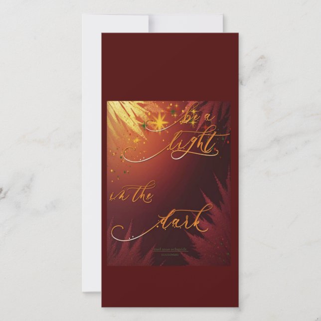 Be A Light Bordeaux Mel Mae Schmidt Stationery (Vorderseite)