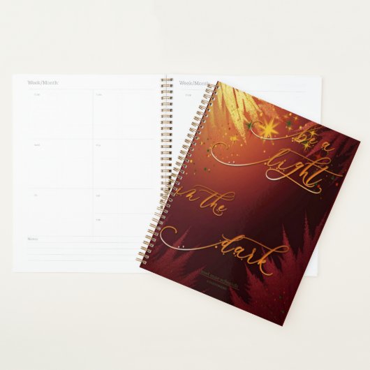 Be A Light Red-Gold Mel Mae Schmidt Stationery Planer (Anzeige)