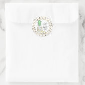 Be A Pineapple Runder Aufkleber (Tasche)