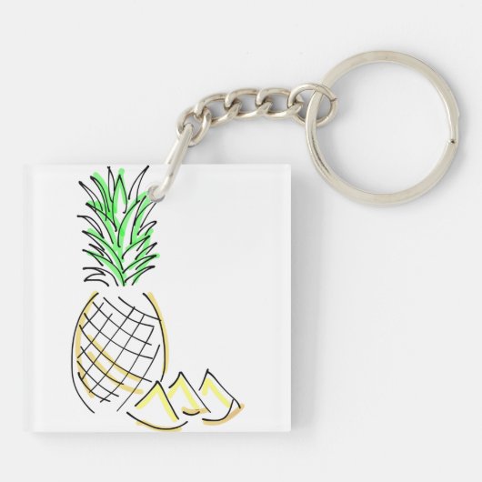 Be A Pineapple Schlüsselanhänger (Rückseite)