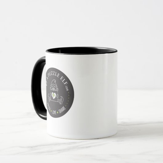 Be A Puzzle Elf – Coffee Mug Tasse (Vorderseite Links)