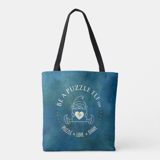 Be A Puzzle Elf - Tote Tasche (Rückseite)