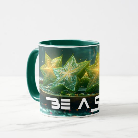 BE A STAR - BE DIFFERENT TASSE (Vorderseite Links)