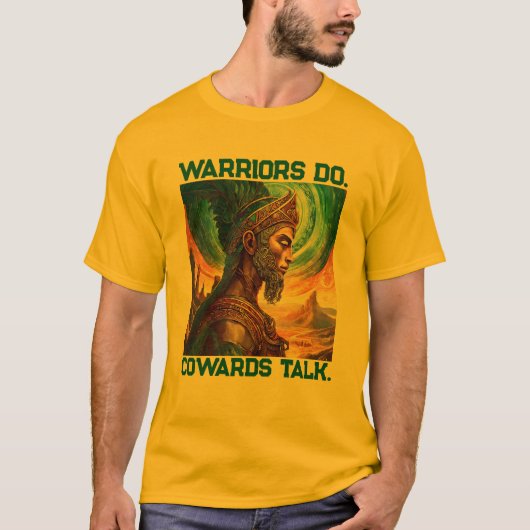 be a true warrior be king be majestic T-Shirt (Vorderseite)