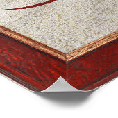 "Be and it is" auf Arabisch Poster (Ecke)