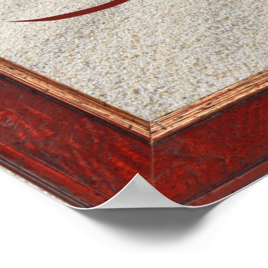 "Be and it is" auf Arabisch Poster (Ecke)