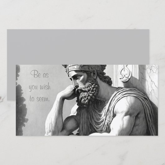 Be as you wish to seem (Vorne/Hinten)