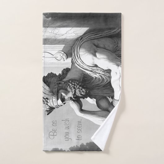 Be as you wish to seem badhandtuch set (Handtuch)