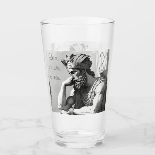 Be as you wish to seem glas (Vorderseite)