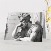 Be as you wish to seem karte (Gelbe Blume)