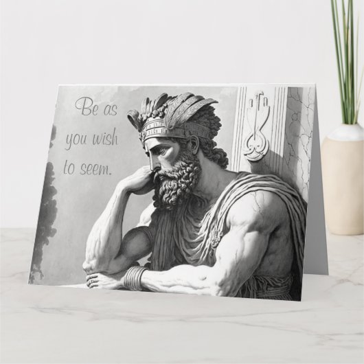 Be as you wish to seem karte (Vorderseite)