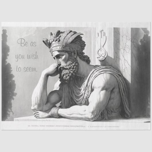 Be as you wish to seem seidenpapier (Vorderseite)