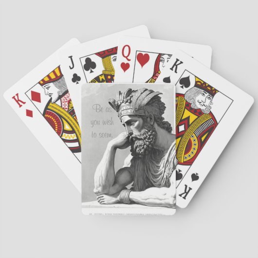 Be as you wish to seem spielkarten (Rückseite)