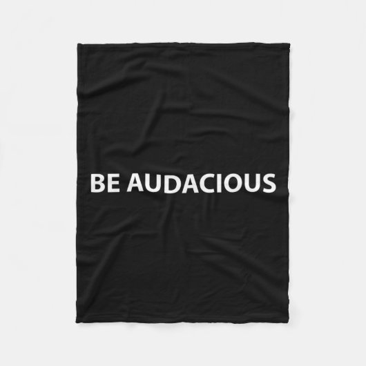 Be Audacious Essential Clothes _ Christmas, New Ye Fleecedecke (Vorderseite)