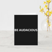 Be Audacious Essential Clothes _ Christmas, New Ye Karte (Gelbe Blume)