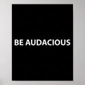 Be Audacious Essential Clothes _ Christmas, New Ye Poster (Vorne)