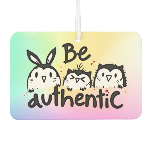 Be Authentic Autolufterfrischer (Vorderseite)