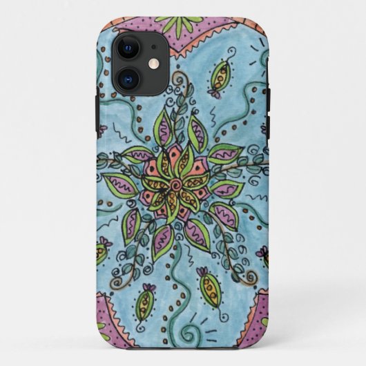 Be Balanced Mandala iPhone 11 Fall Case-Mate iPhone Hülle (Rückseite)