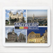BE Belgien - Antwerpen - Het Steen - Kathedrale Mousepad (Vorne)