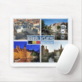 BE Belgien - Brügge - De Burg - Mousepad (Mit Mouse)