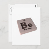 Be Beryllium Postkarte (Vorne/Hinten)