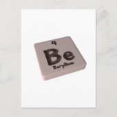Be Beryllium Postkarte (Vorderseite)