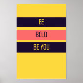 Be Bold — 90s Maximalist Poster | Retro Bdrm (Vorne)